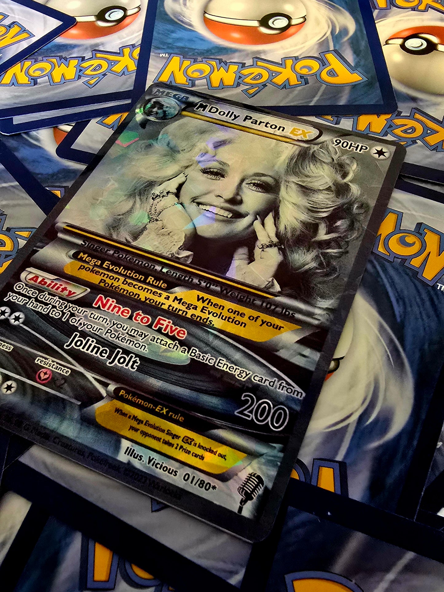 Dolly Parton Pokemon Card

