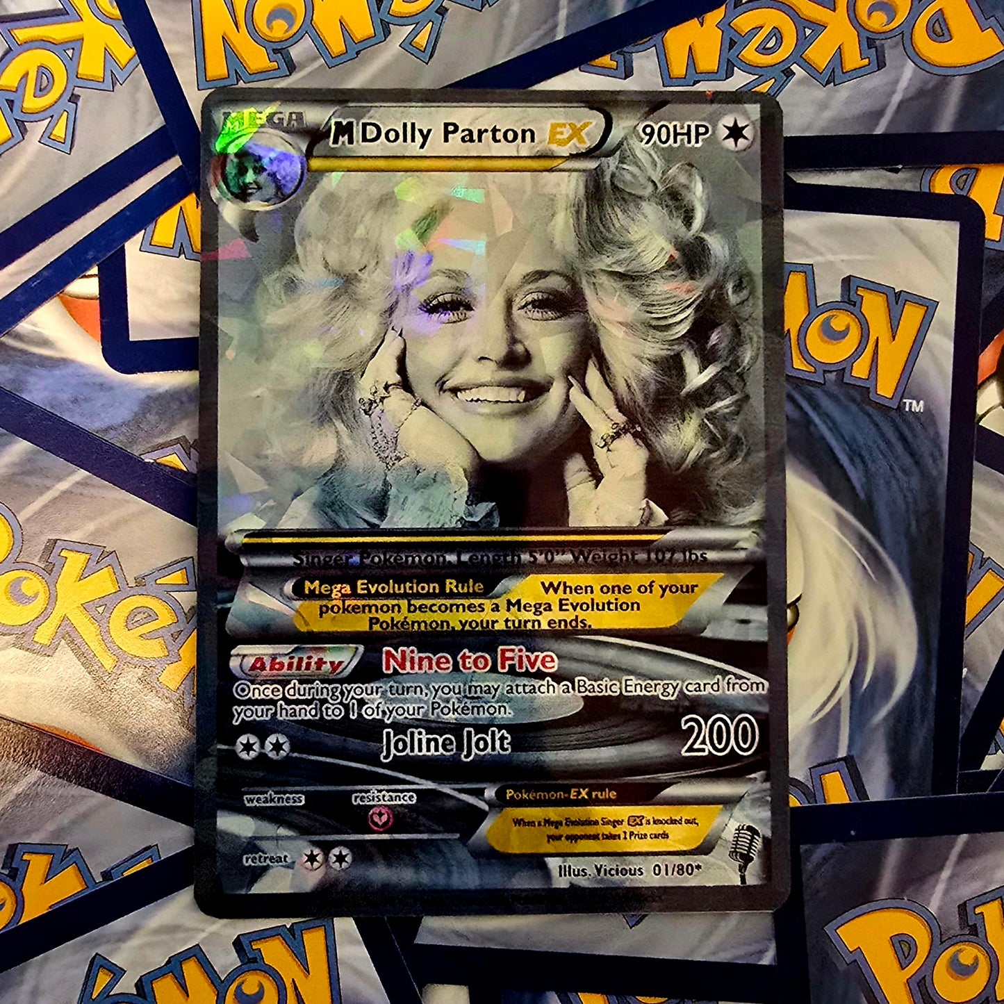 Dolly Parton Pokemon Card
