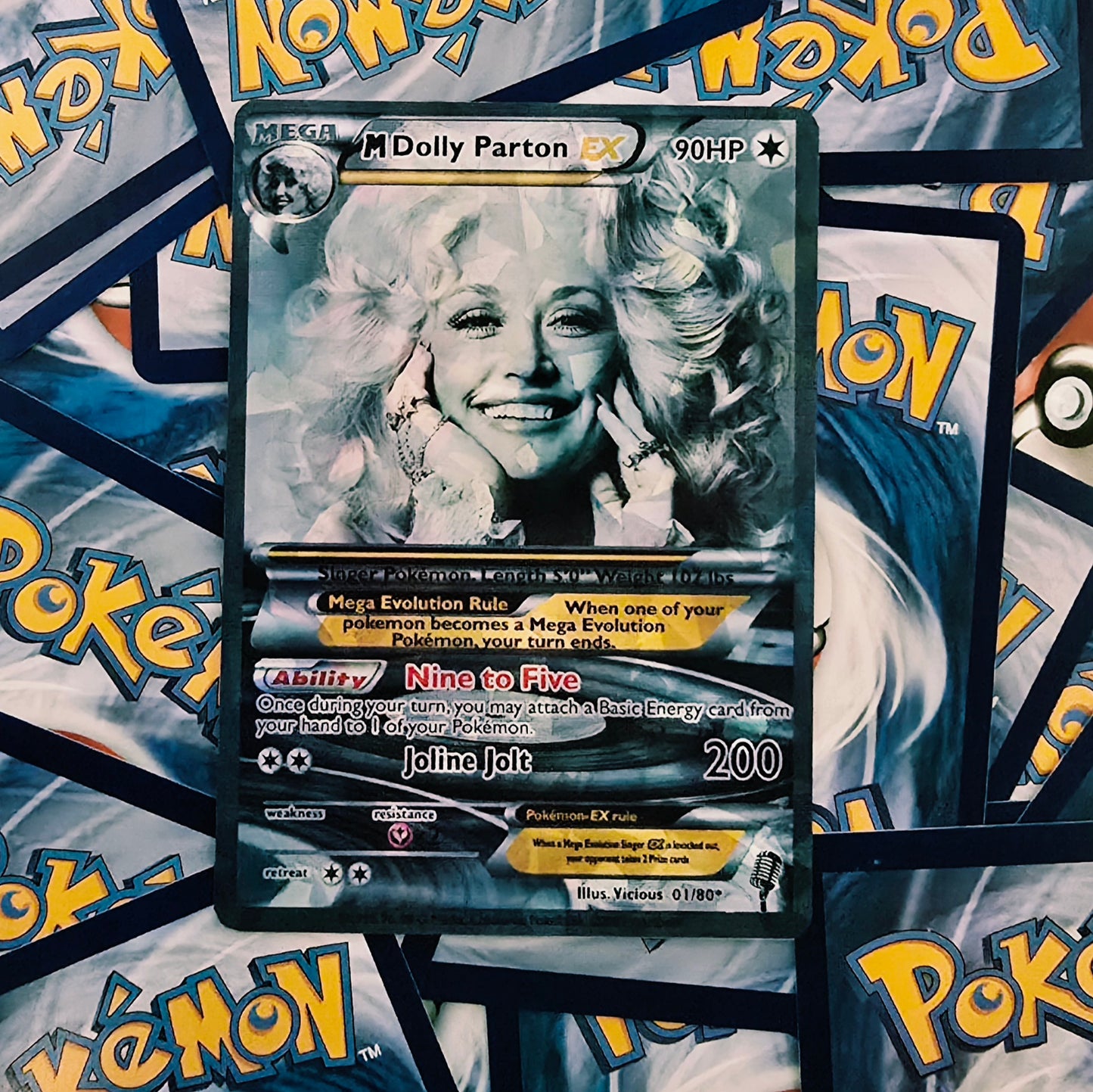Dolly Parton Pokemon Card
