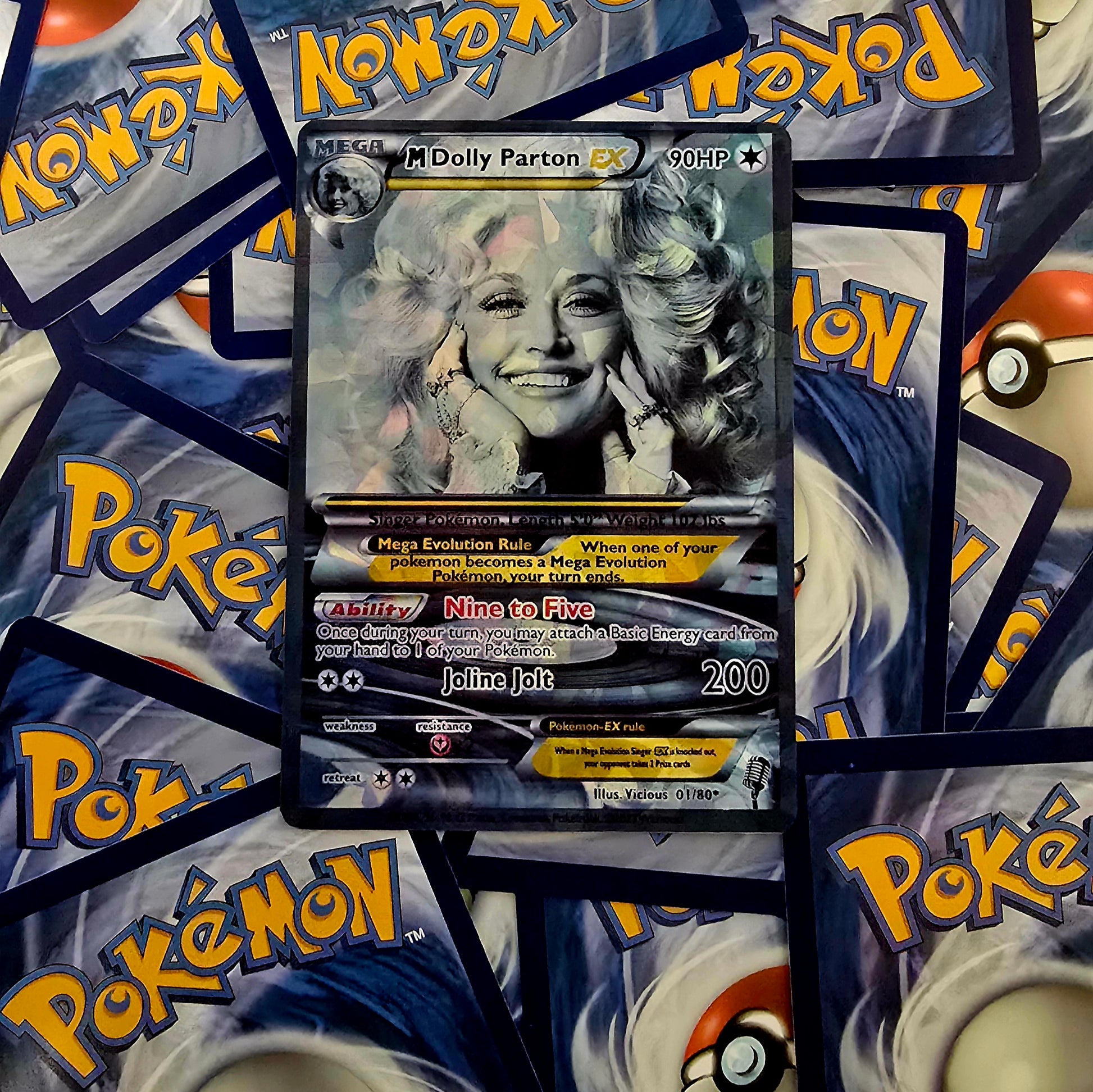 Dolly Parton Pokemon Card
