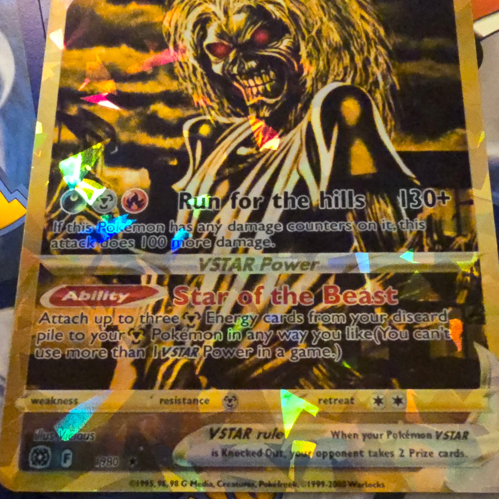Eddie The Head Pokemon Card - Iron Maiden