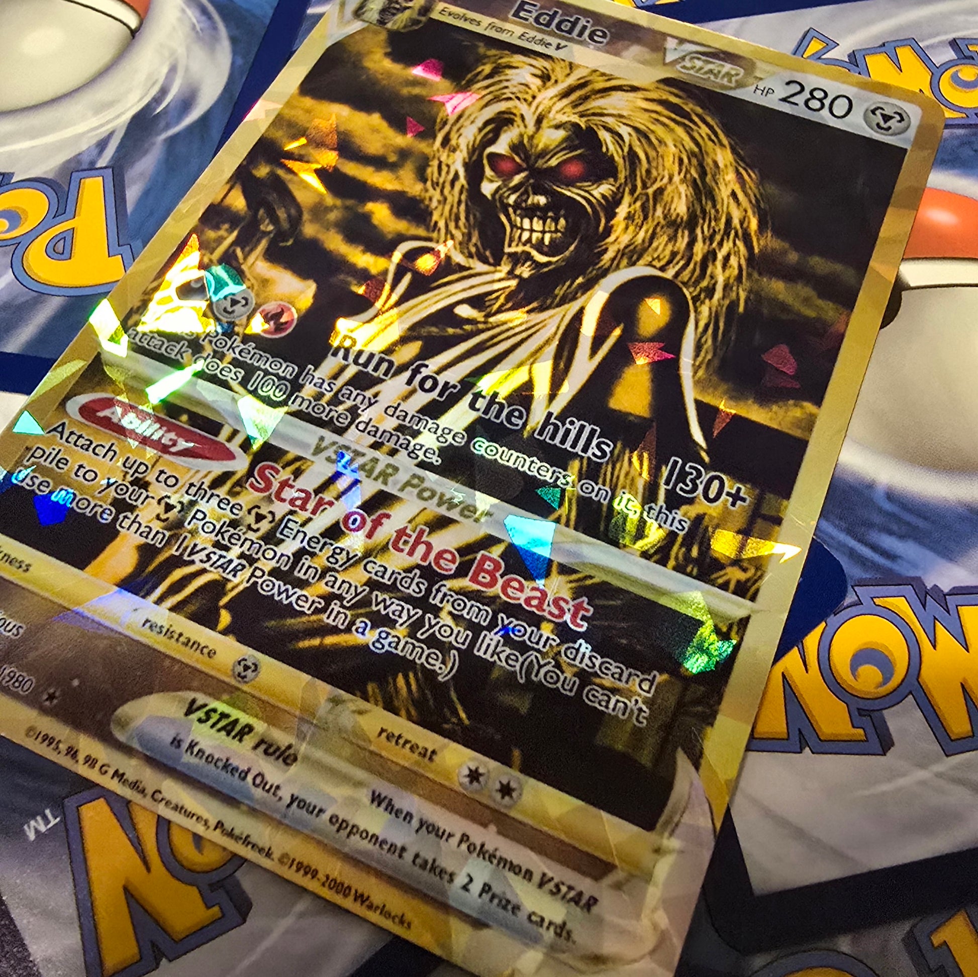 Eddie The Head Pokemon Card - Iron Maiden