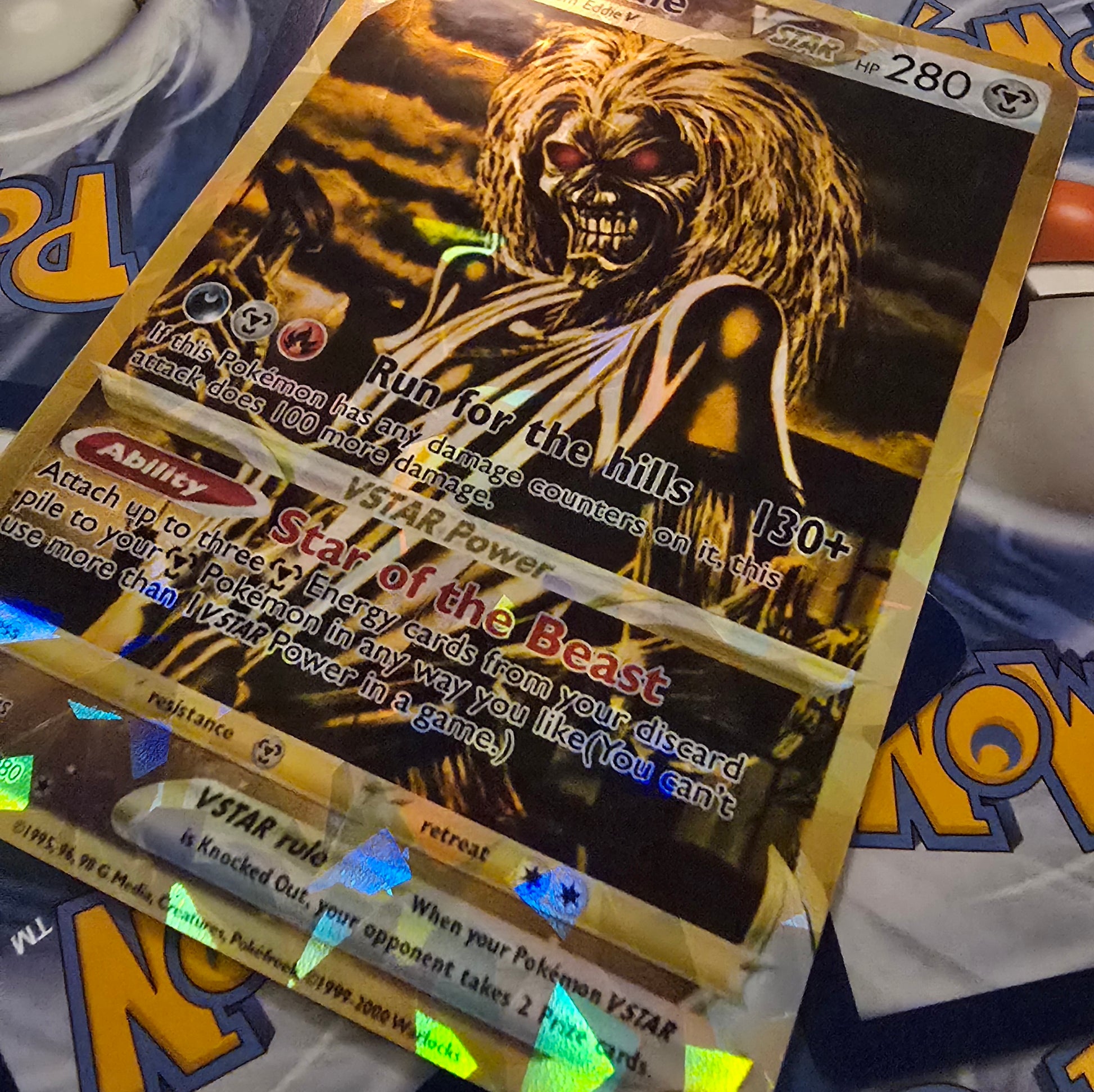 Eddie The Head Pokemon Card - Iron Maiden