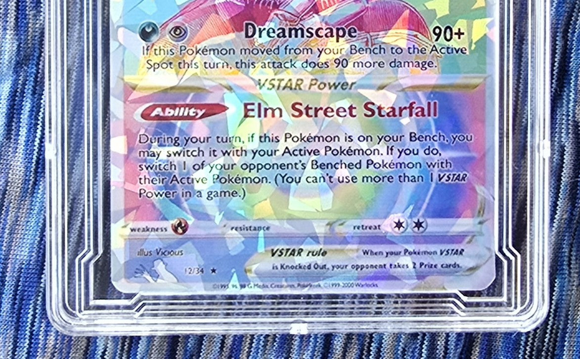 Freddy Krueger w/ Custom Slab Pokemon Card