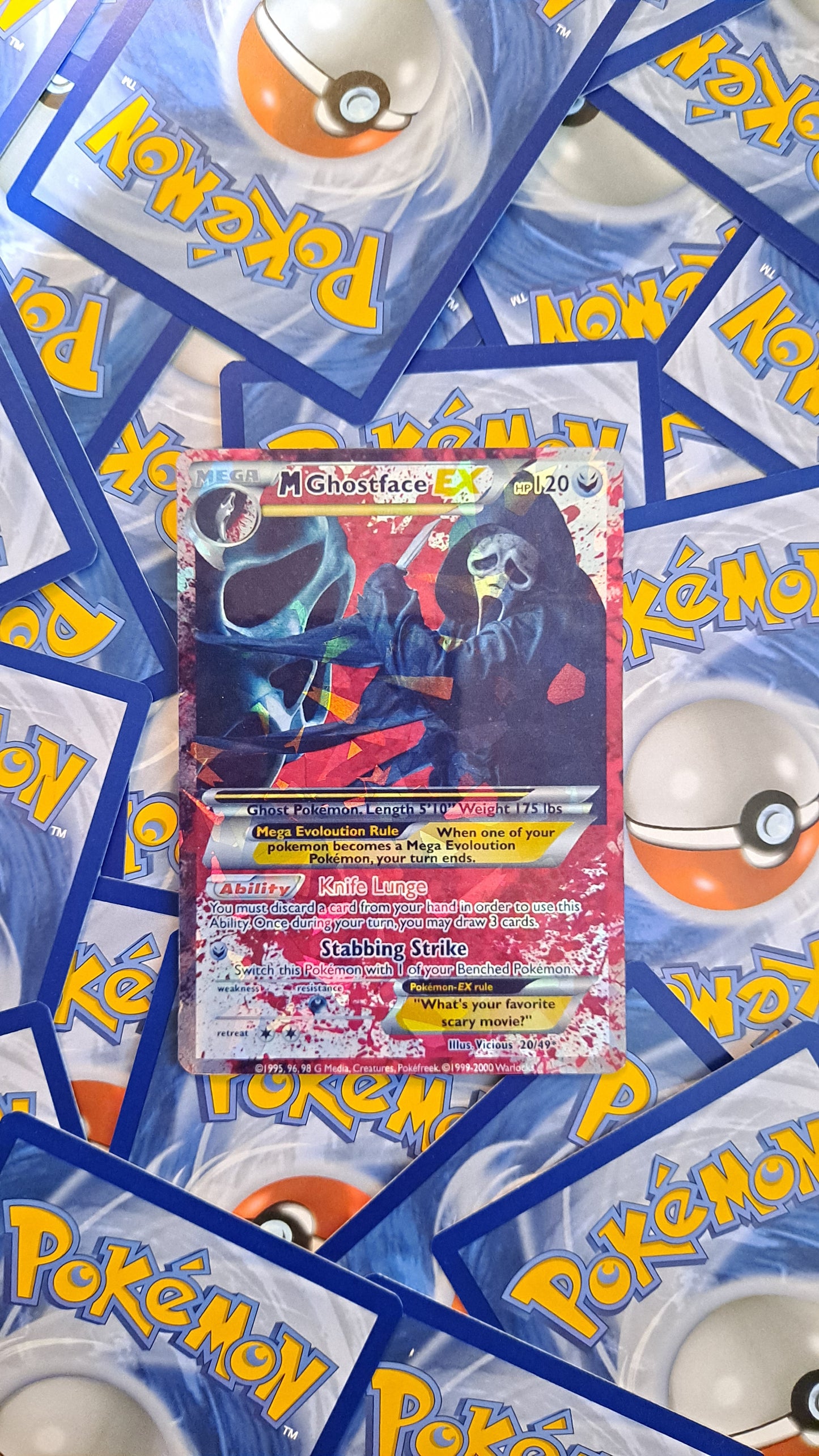 Ghost Face Pokemon Card - Scream ViciousProxies Ghost Face Pokemon Card - Scream ViciousProxies