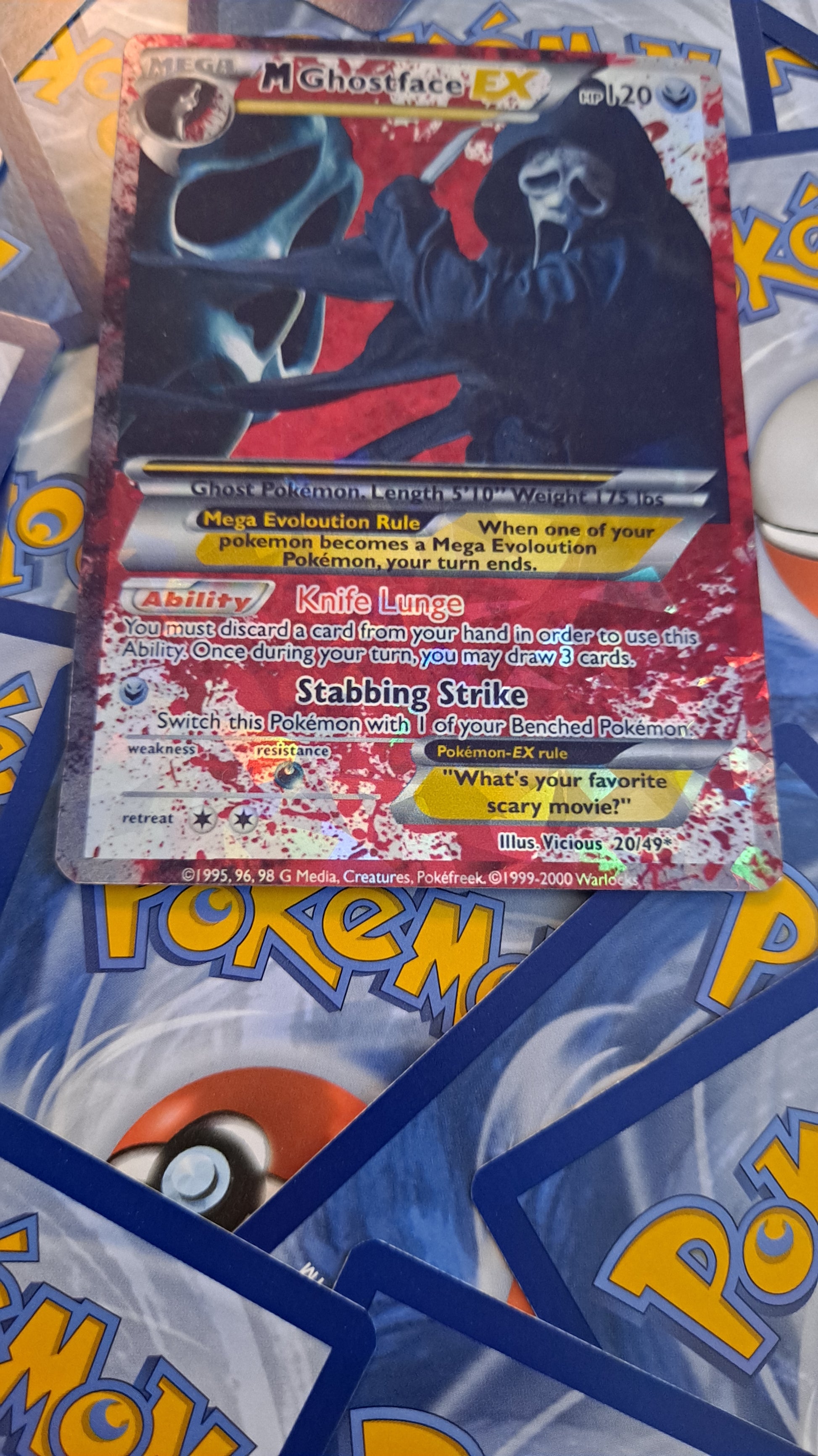 ghost pokemon full art cards Ghost Face Pokemon Card