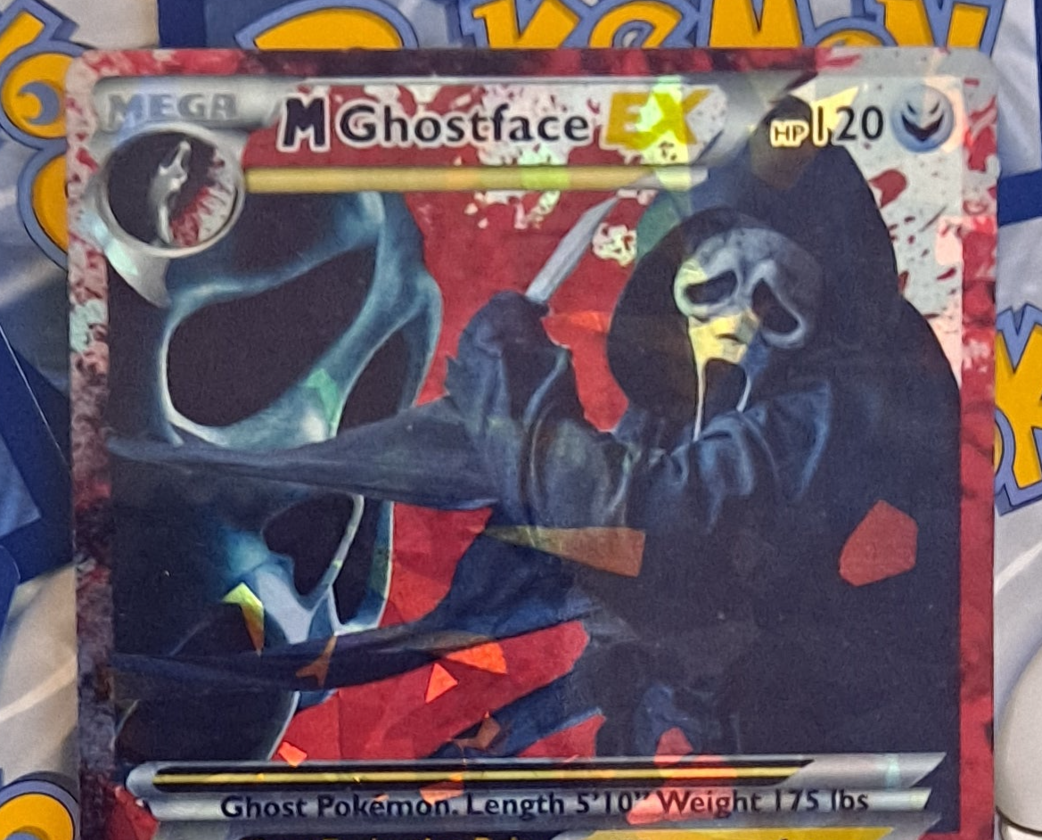 Ghost Face Pokemon Card - Scream