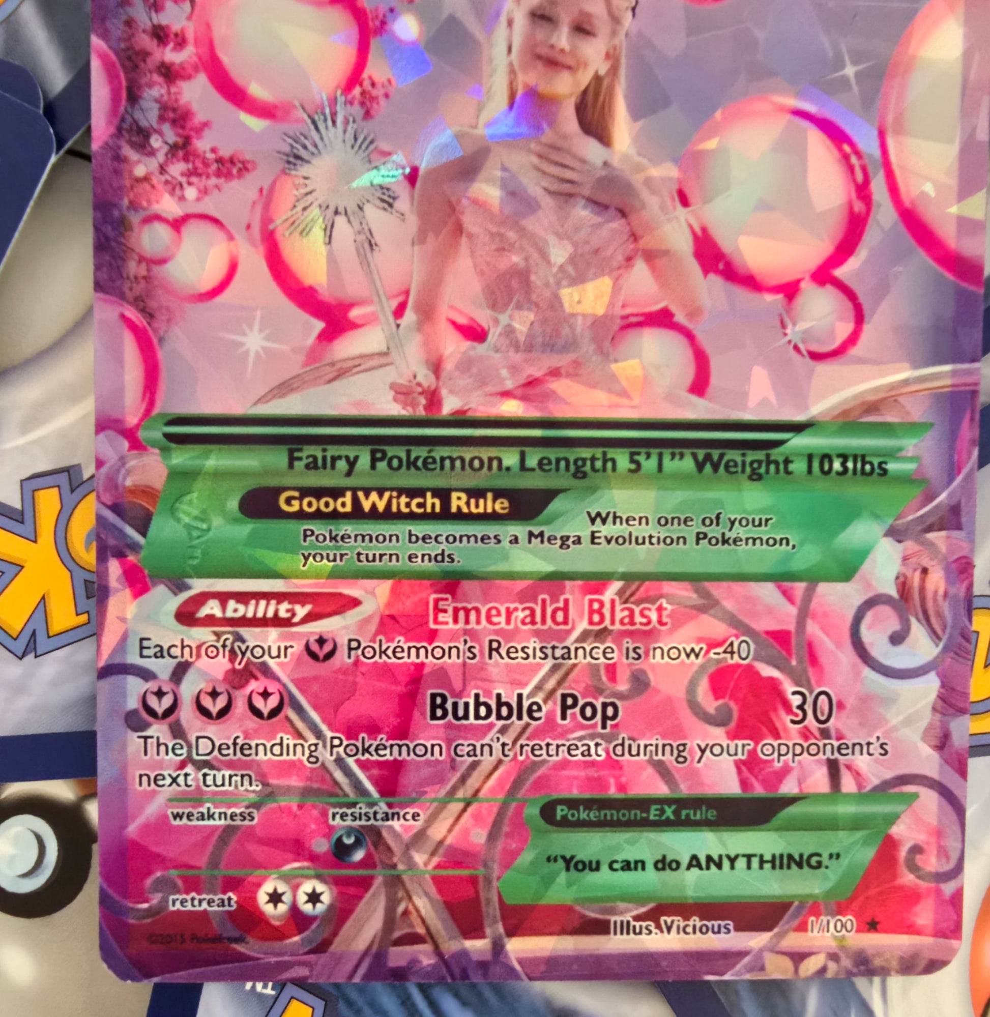 Glinda The Good Witch Pokemon Card - Wicked - Ariana Grande ViciousProxies Glinda The Good Witch Pokemon Card - Wicked - Ariana Grande ViciousProxies