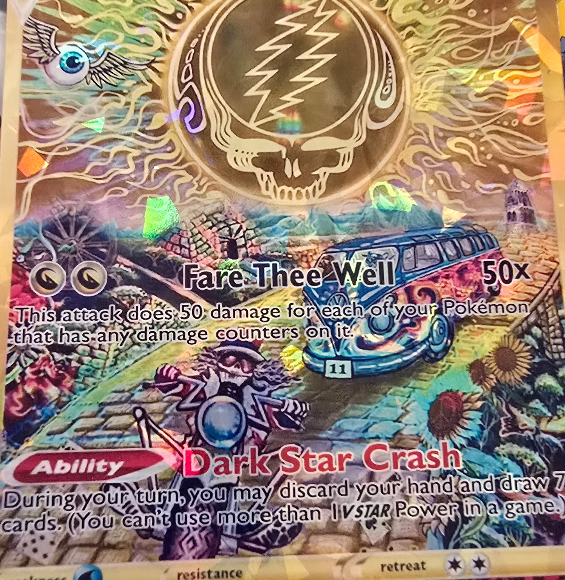 Grateful Dead Vstar Pokemon Card - Fare Thee Well