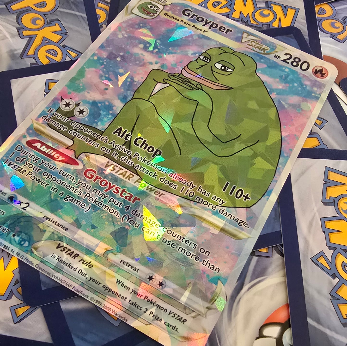 Groyper Meme Pokemon Card