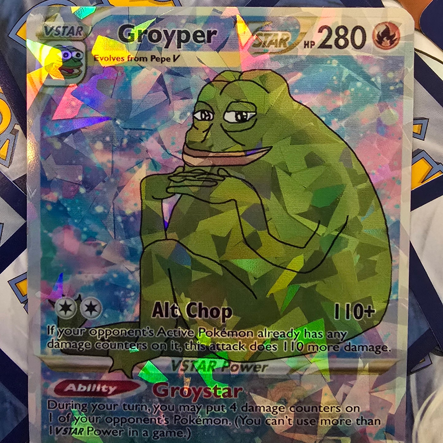 Groyper Meme Pokemon Card