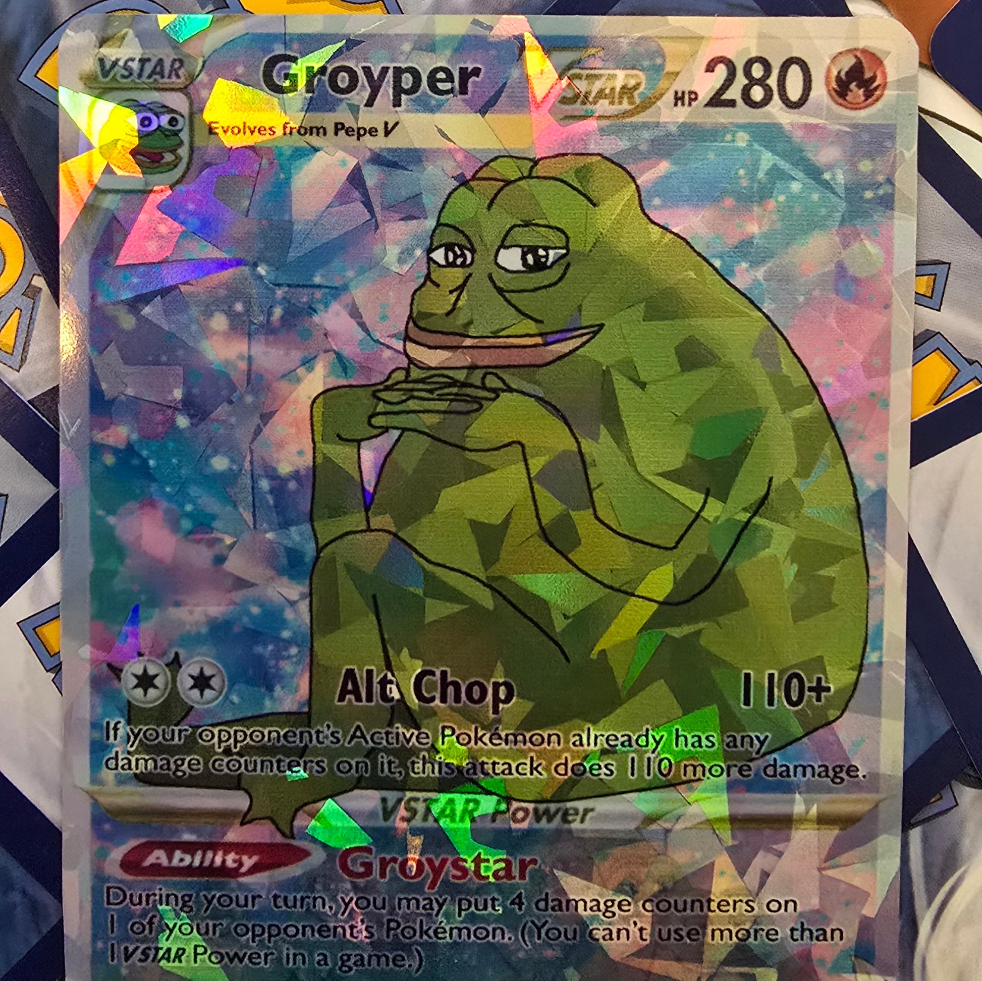 Groyper Meme Pokemon Card