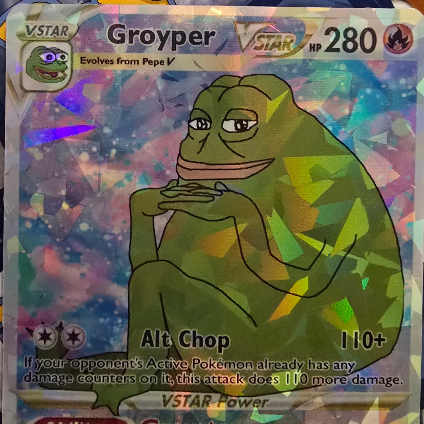 Groyper Meme Pokemon Card