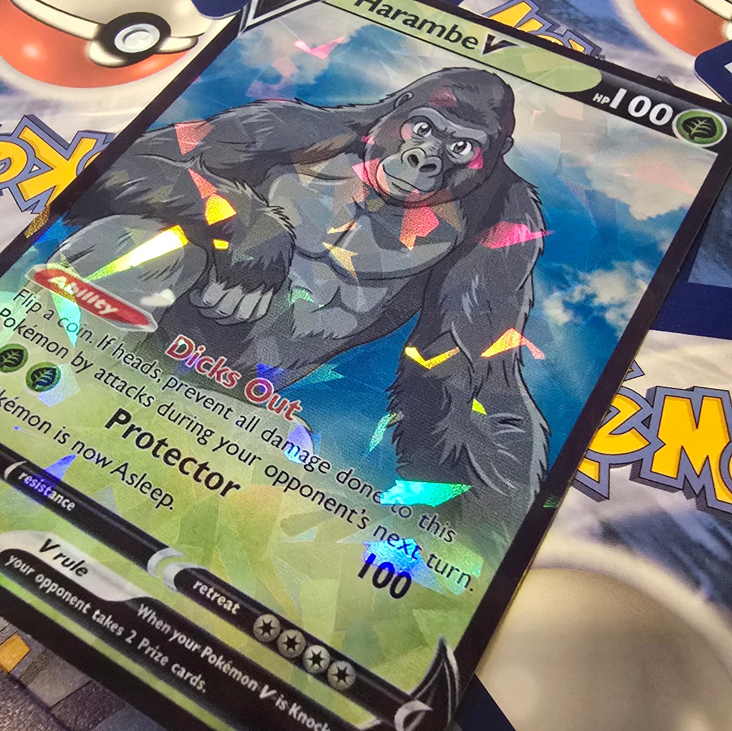 Harambe Pokemon Card