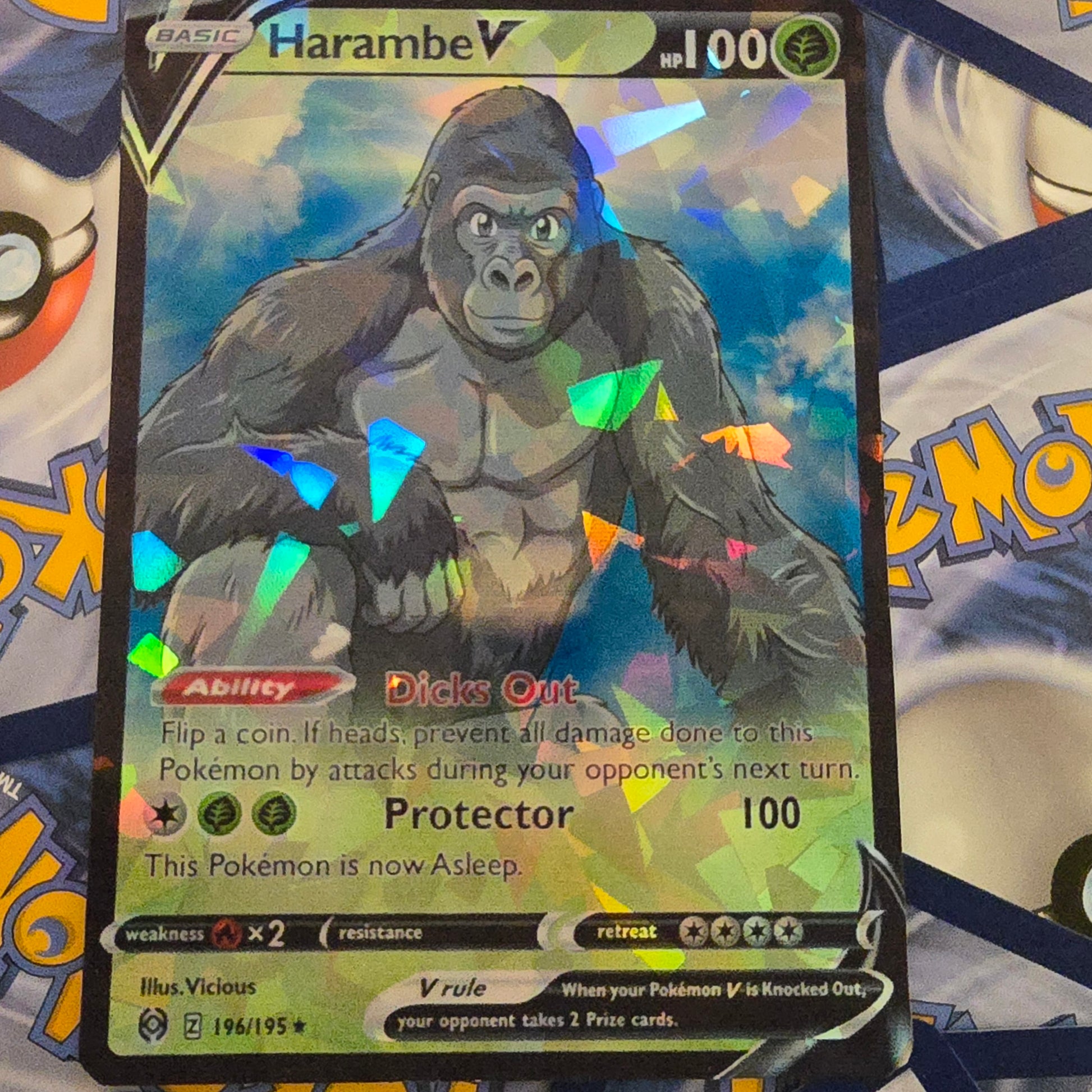 Harambe Pokemon Card – ViciousProxies