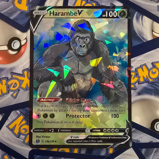 Harambe Pokemon Card