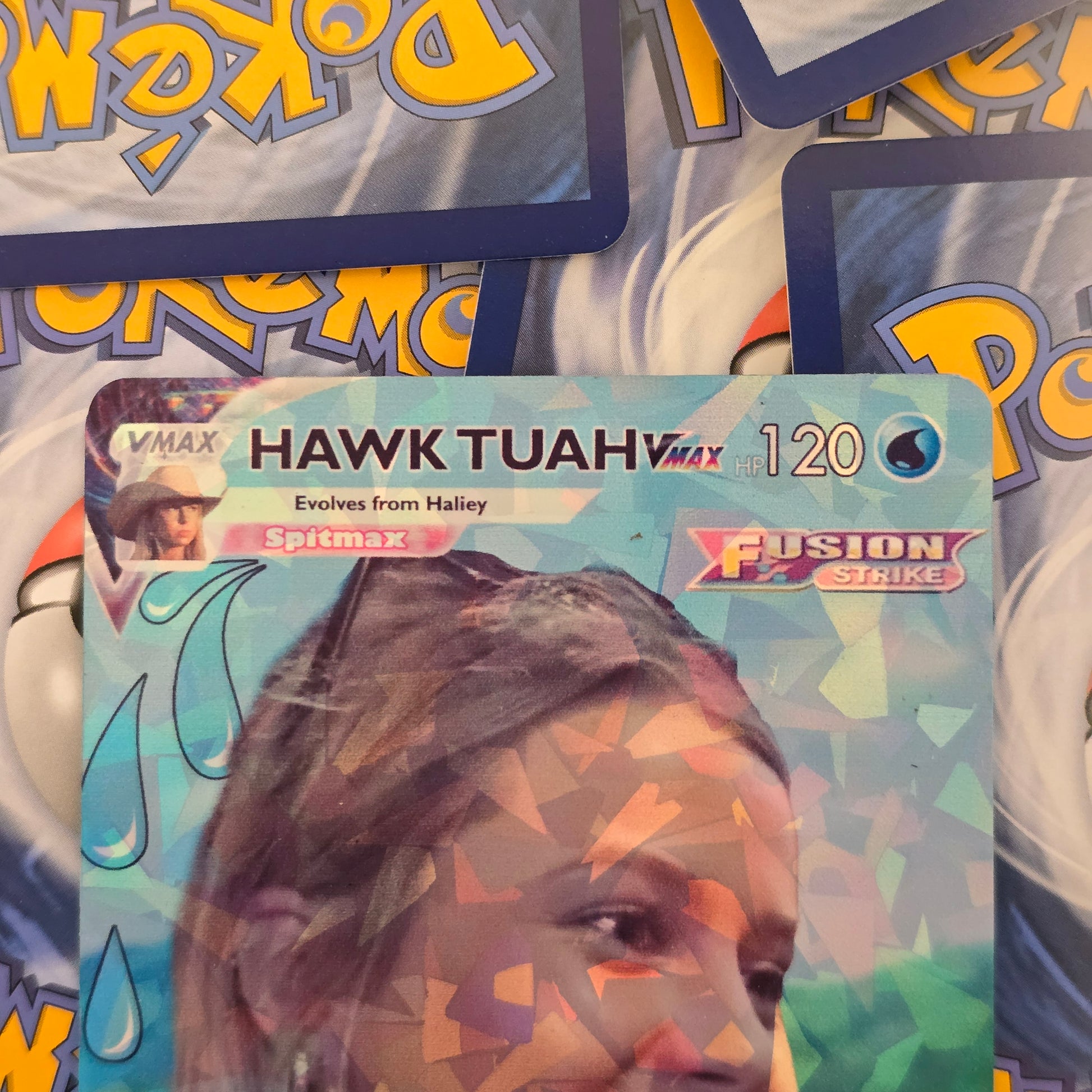 Hawk Tuah Girl Pokemon Card - Spit On That Thang!