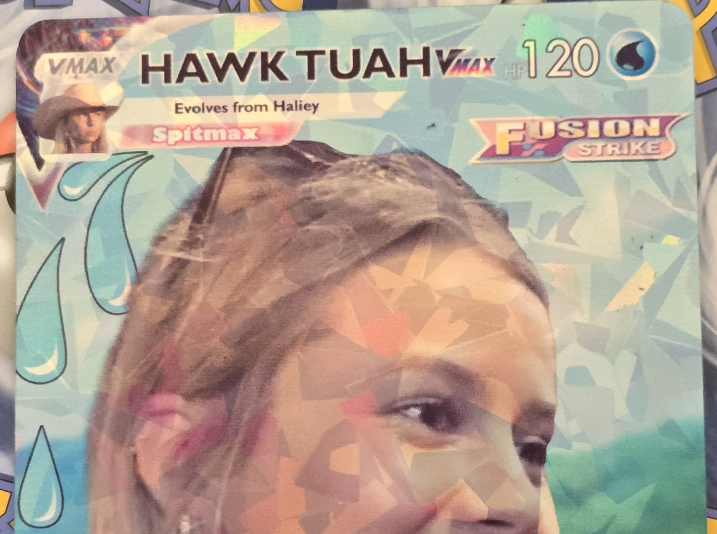 Hawk Tuah Girl Pokemon Card - Spit On That Thang!