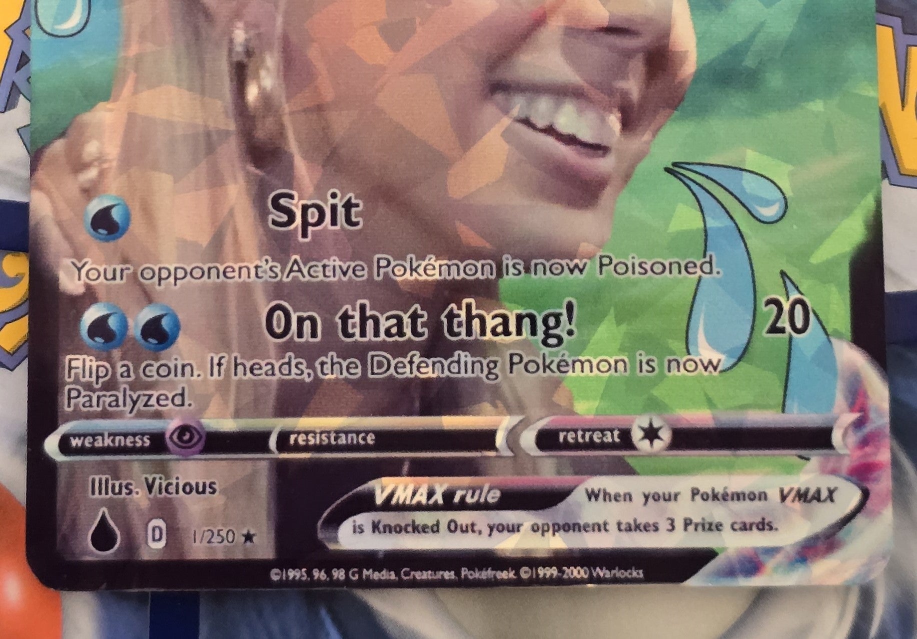 Hawk Tuah Girl Pokemon Card - Spit On That Thang!