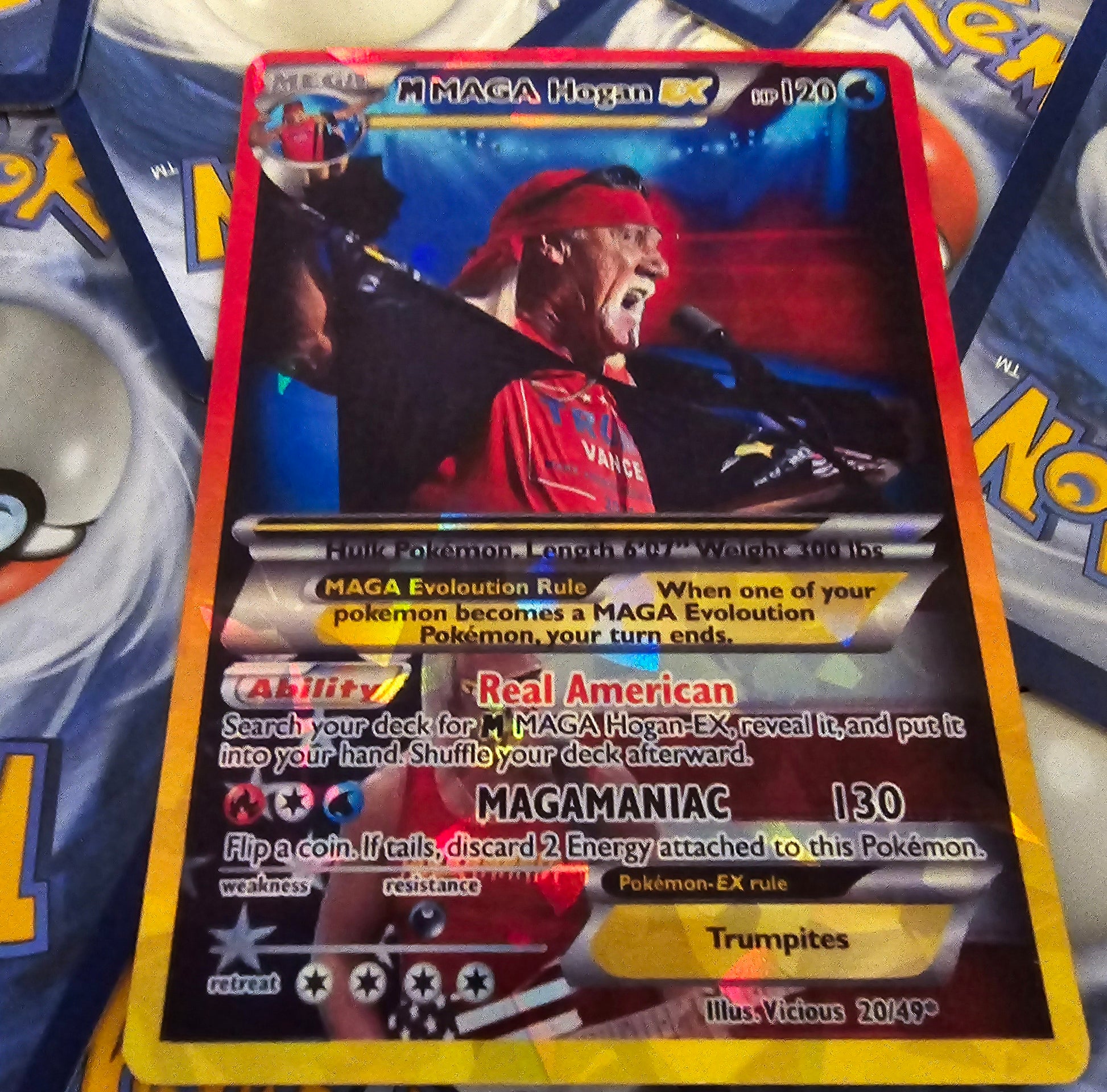 Hulk Hogan Pokemon Card