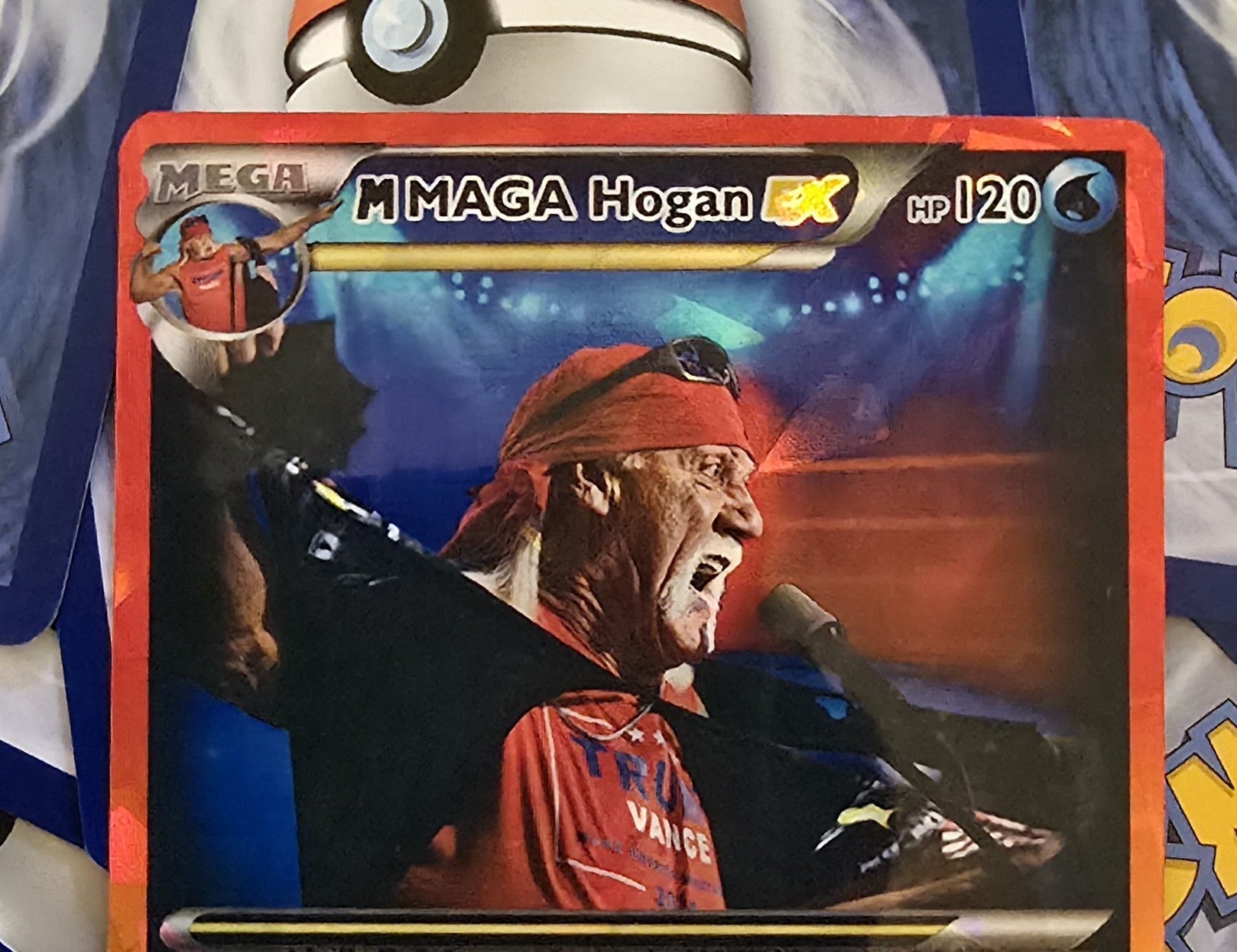 Hulk Hogan Pokemon Card