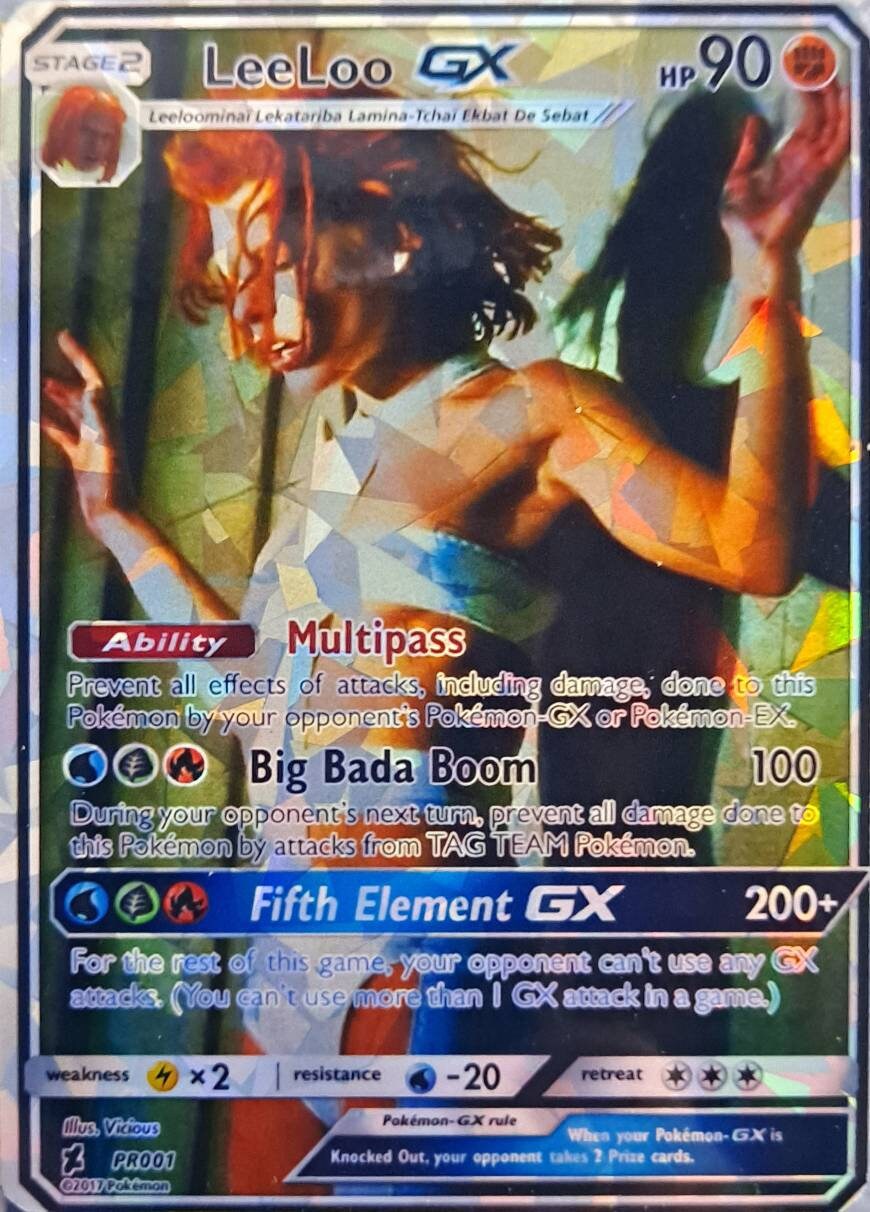 Leeloo Dallas Fifth Element Pokemon Card