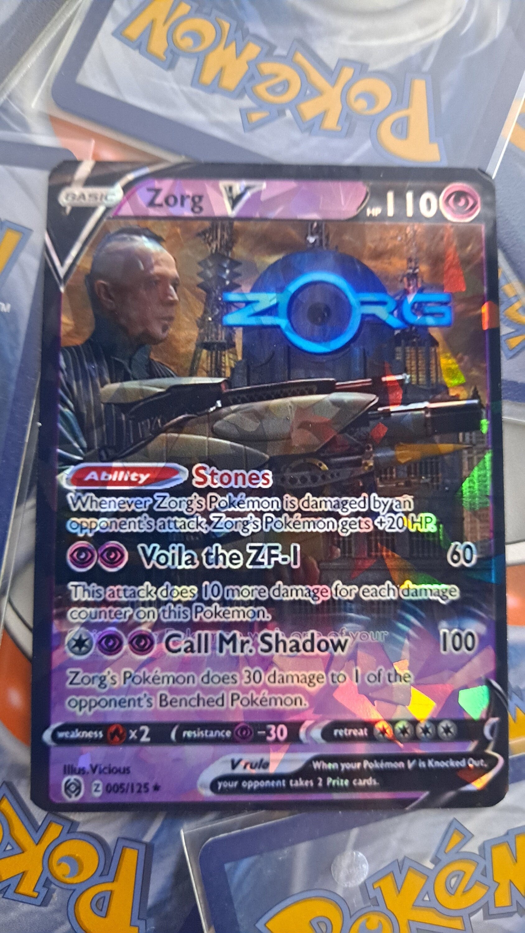 pokemon element cards Zorg Fifth Element Pokemon Card – ViciousProxies