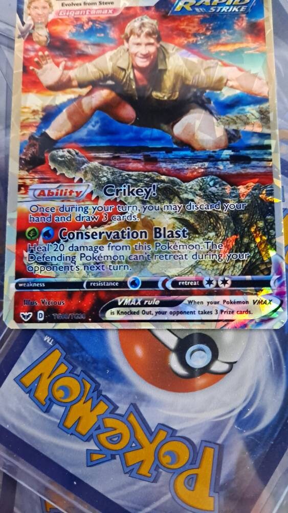 Steve Irwin Pokemon Card