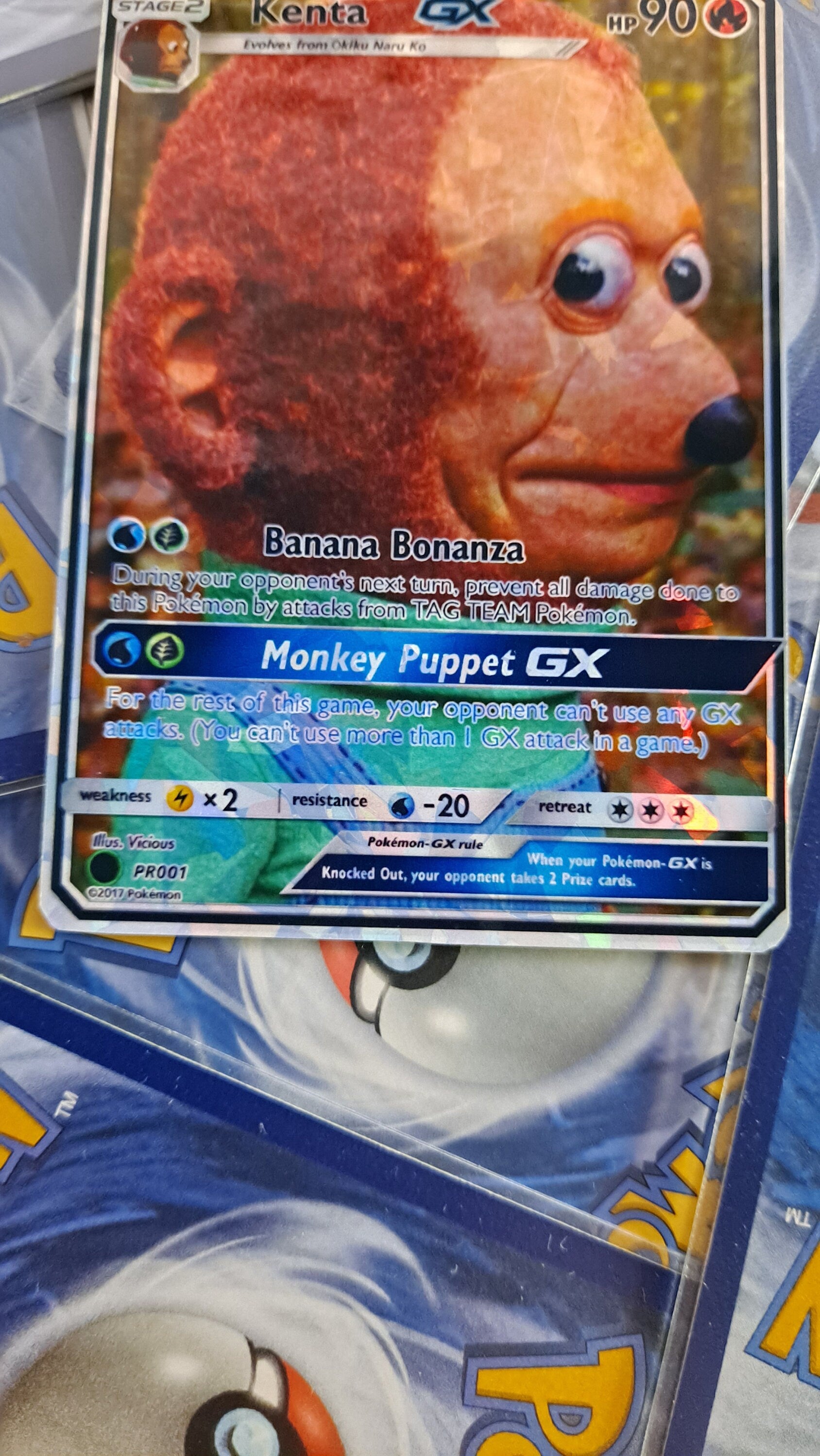 Monkey Puppet meme Pokemon Card ViciousProxies Monkey Puppet meme Pokemon Card ViciousProxies