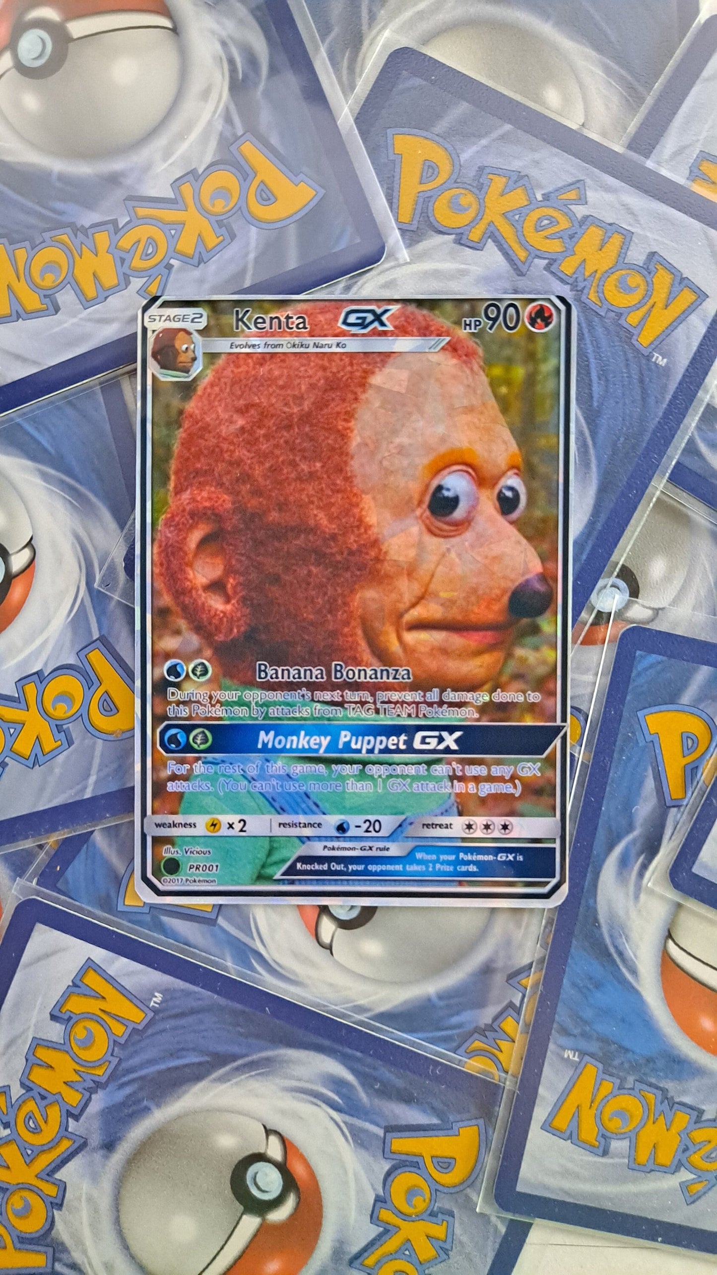 Monkey Puppet meme Pokemon Card – ViciousProxies