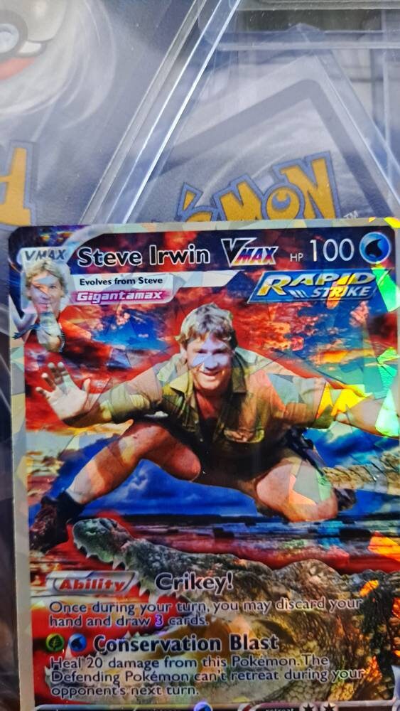 Steve Irwin Pokemon Card