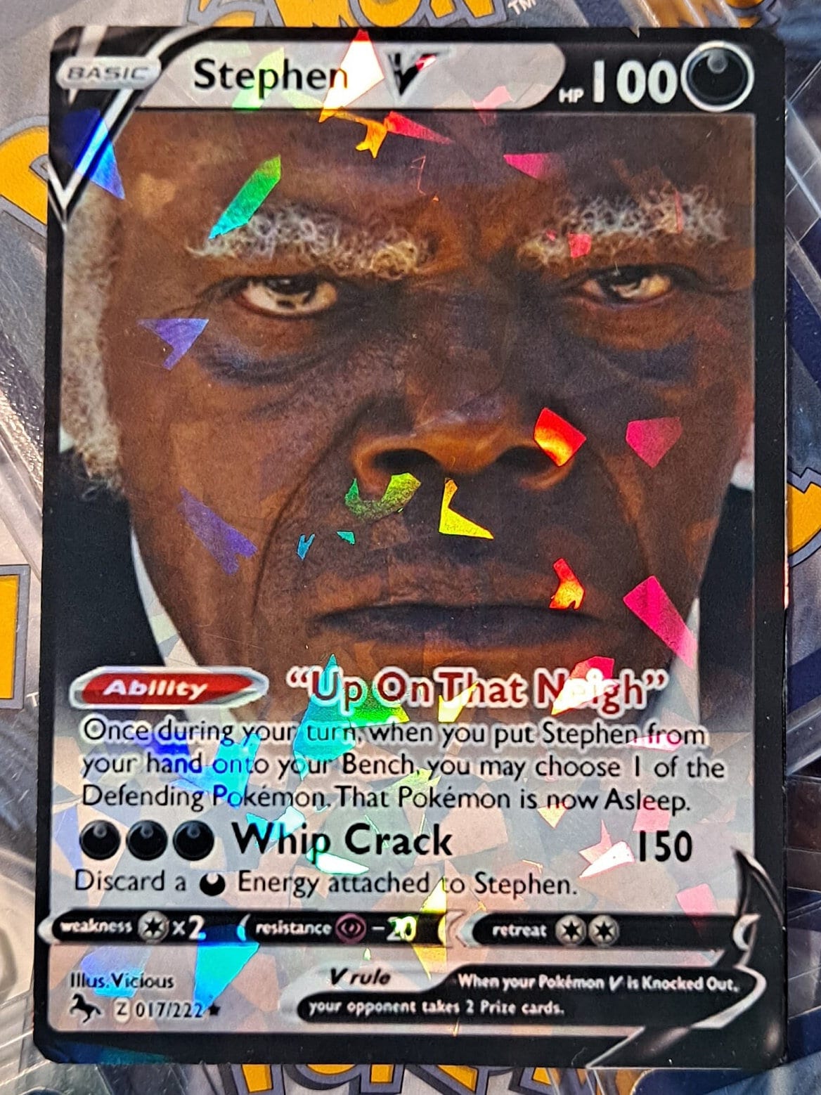 Stephen Django Pokemon Card (Samuel L Jackson)