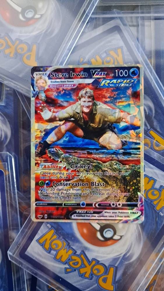 Steve Irwin Pokemon Card