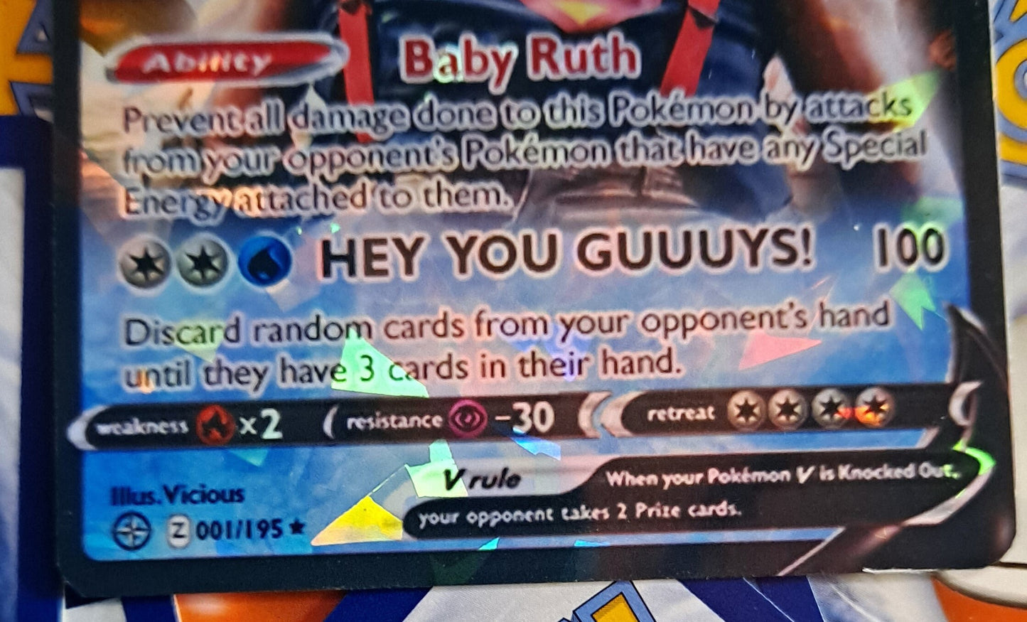 Sloth Pokemon Card - The Goonies