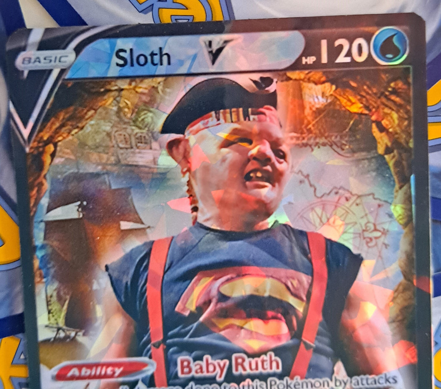 Sloth Pokemon Card - The Goonies