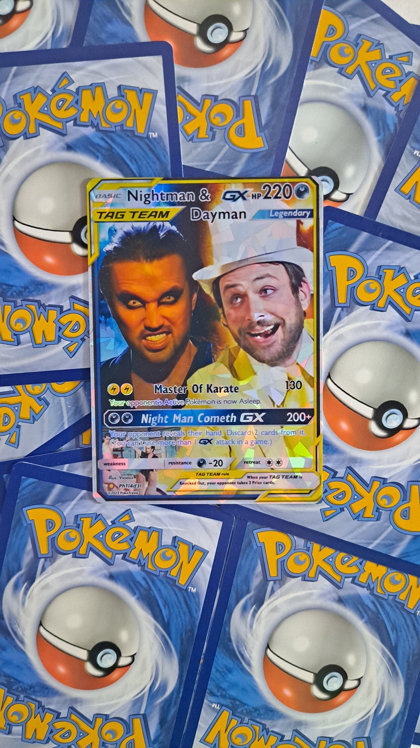 Nightman Dayman Pokemon Card - Always Sunny