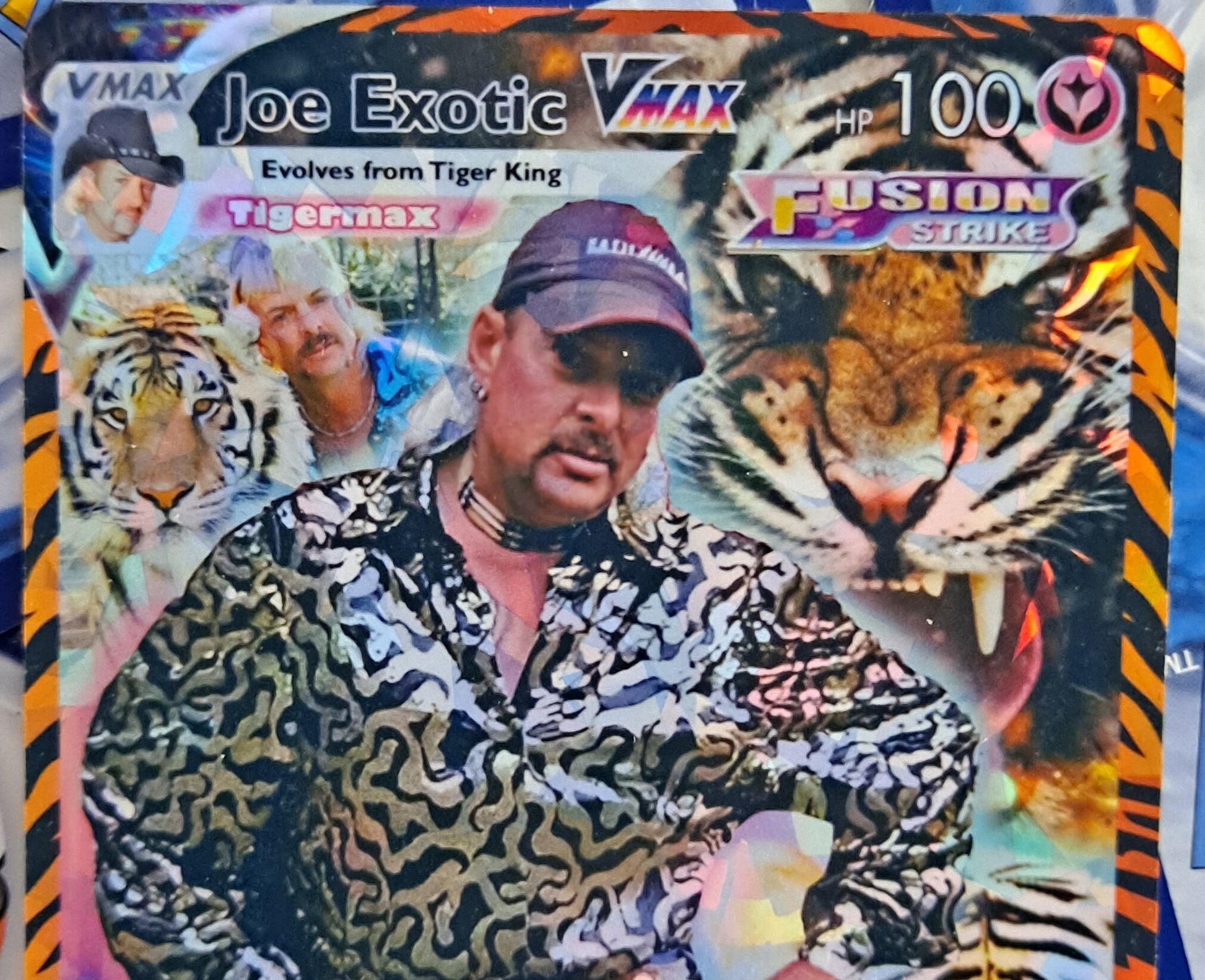 Tiger King Pokemon Card - Joe Exotic