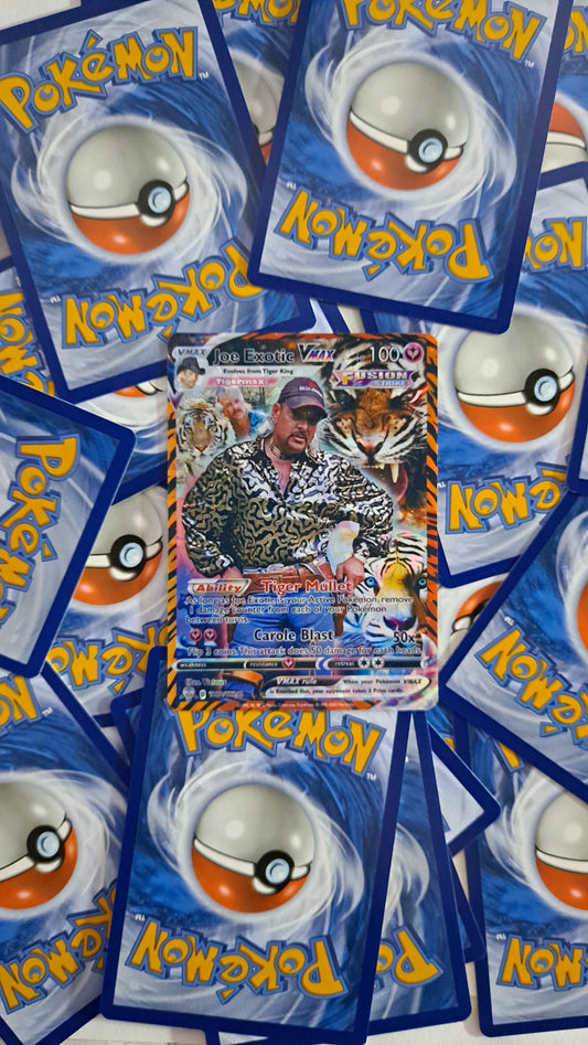 Tiger King Pokemon Card - Joe Exotic