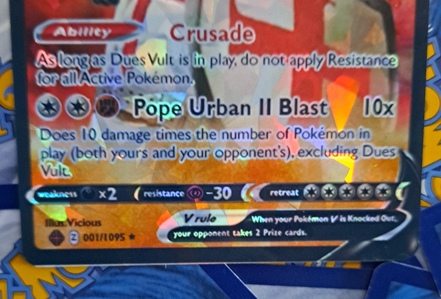 Dues Vult pokemon card