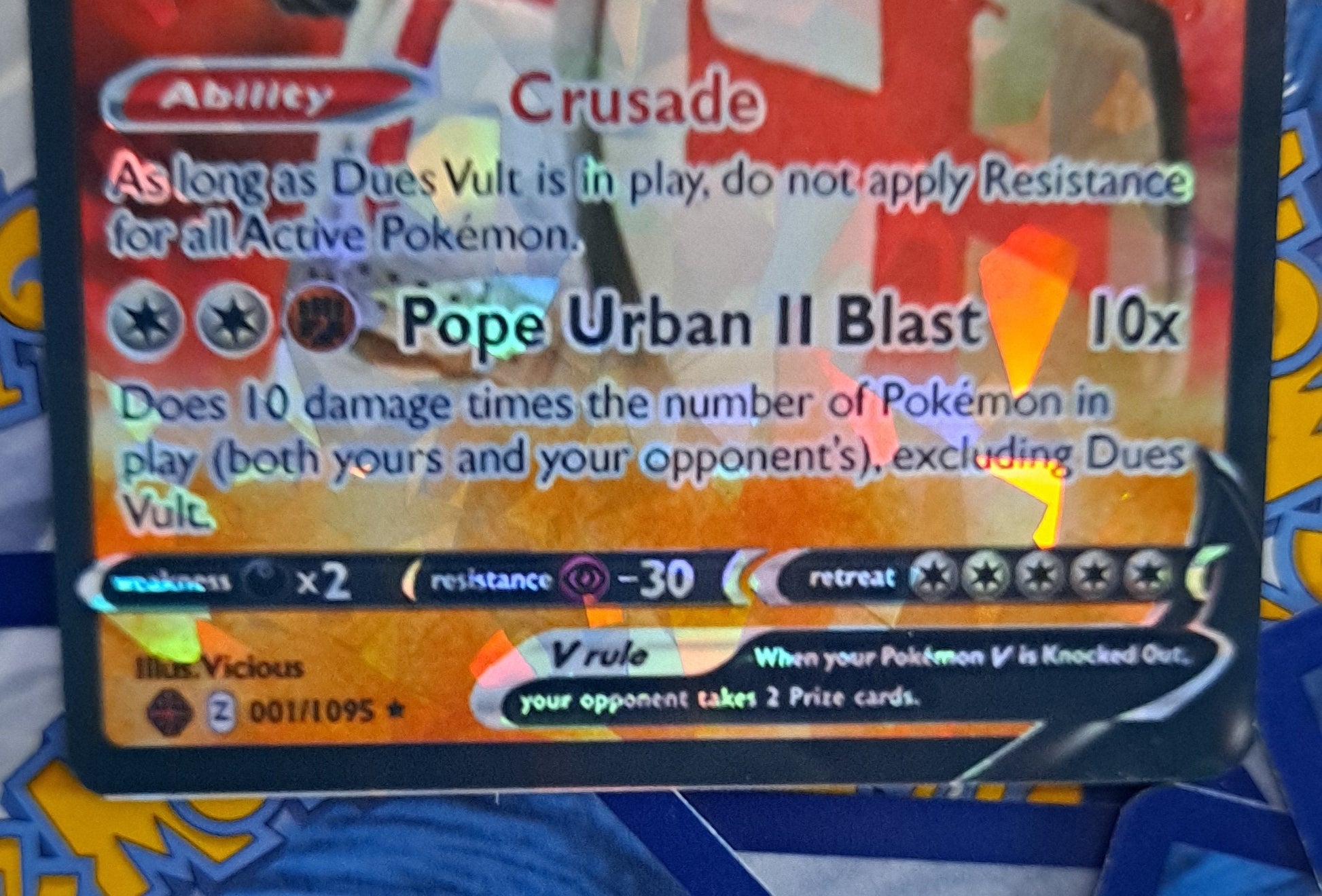 Dues Vult pokemon card