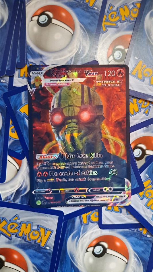 Krombopulos Michael Pokemon Card - Rick And Morty