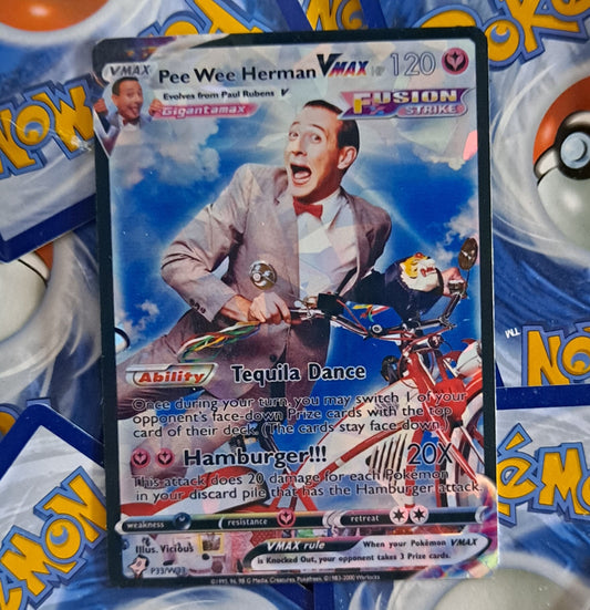 Pee Wee Herman Pokemon Card