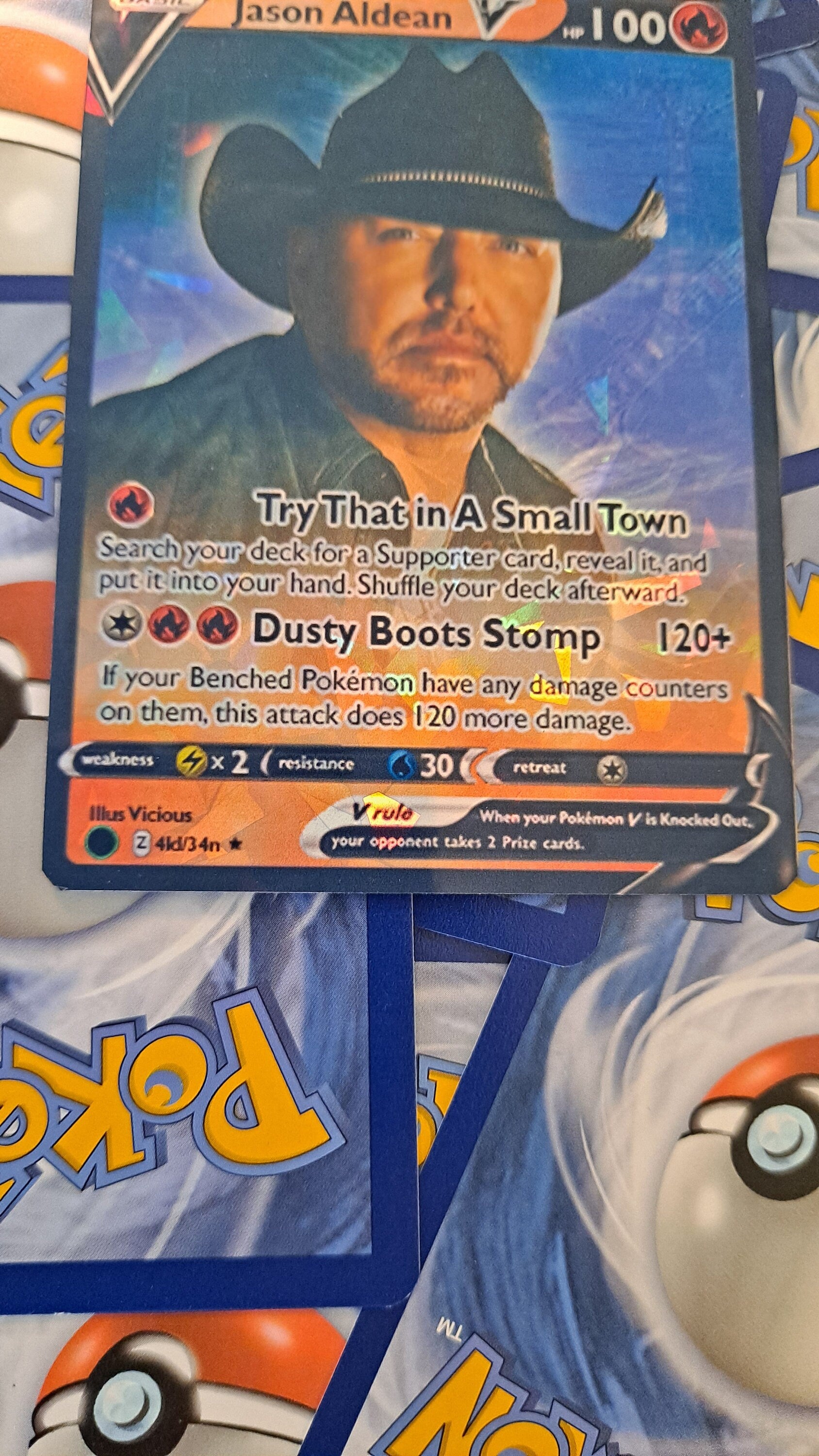 Jason Aldean Pokemon Card