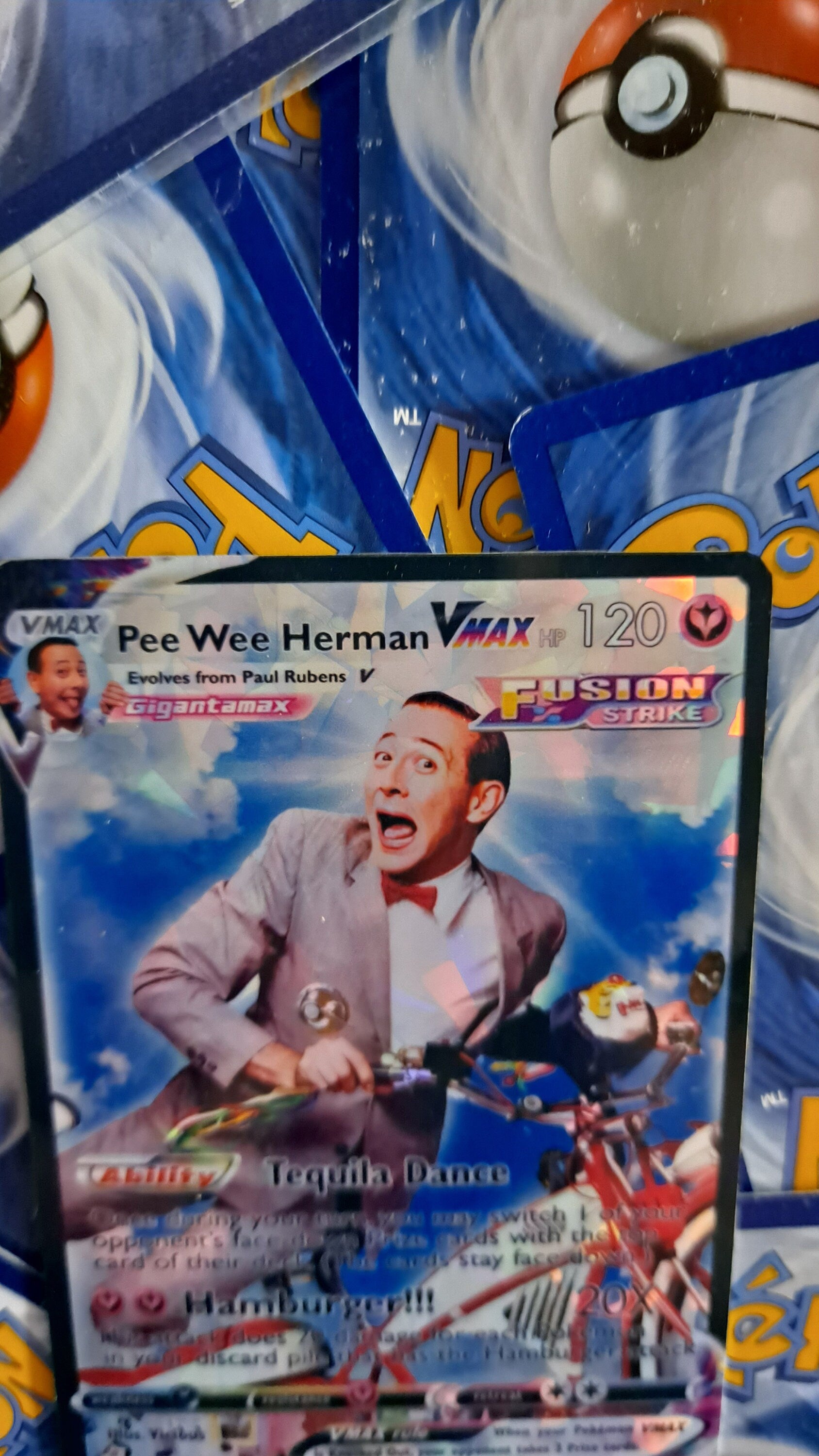 Pee Wee Herman Pokemon Card