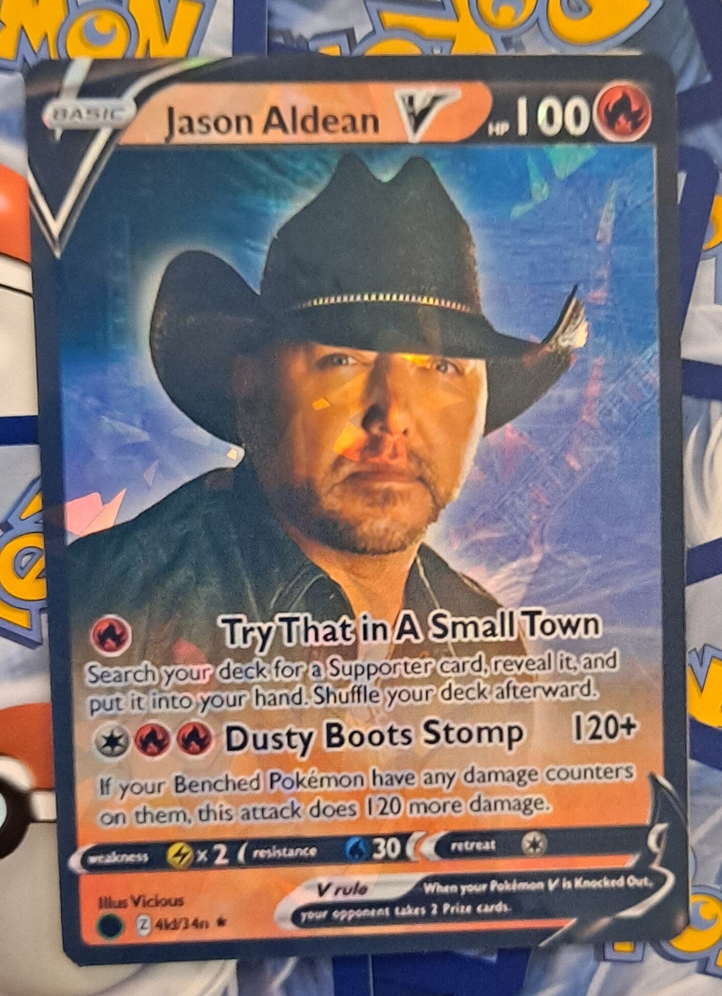 Jason Aldean Pokemon Card