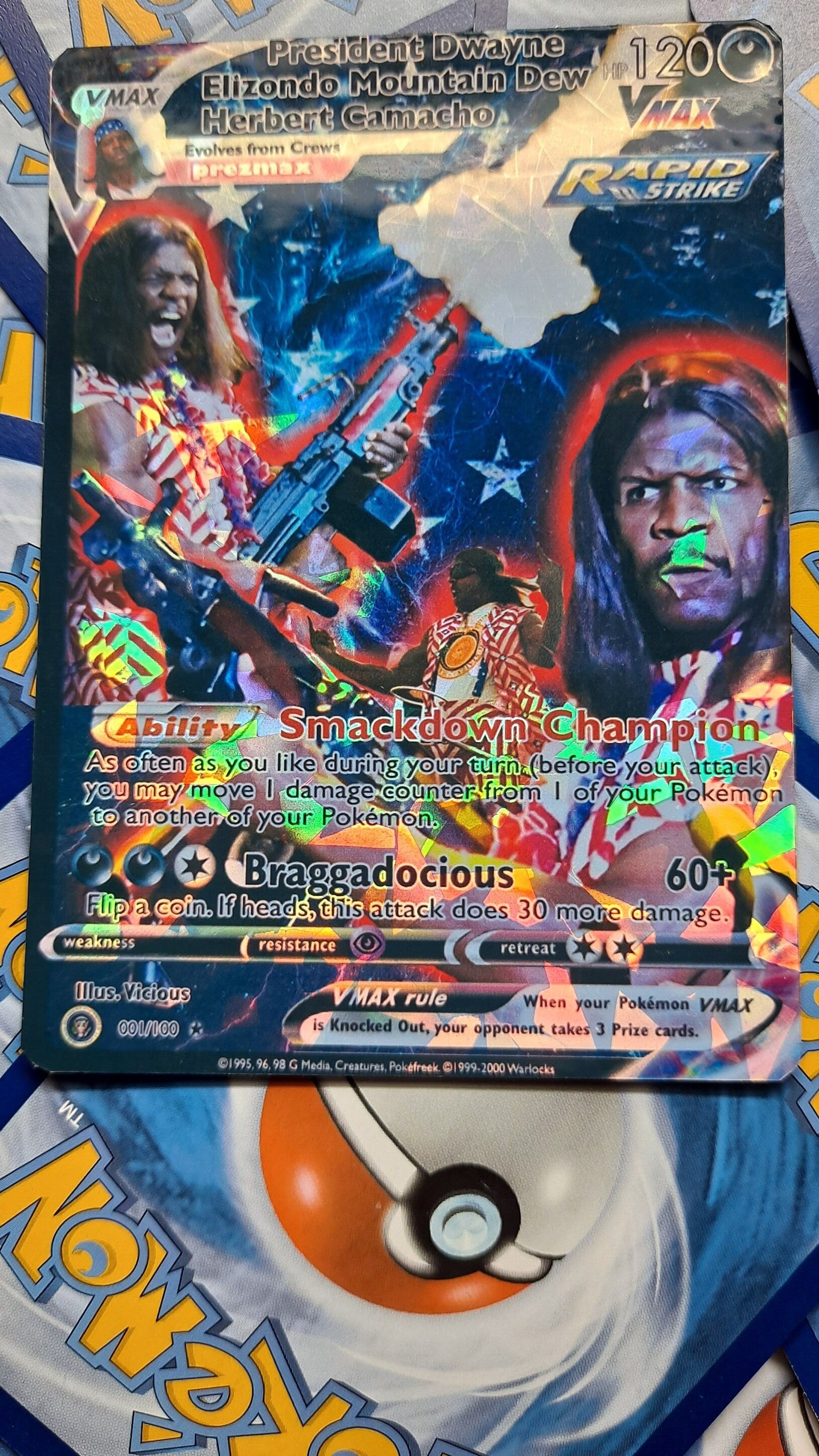 President Comacho Pokemon Card