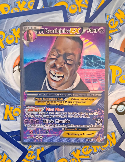 Beetlejuice Pokemon Card - Just Hangin Around