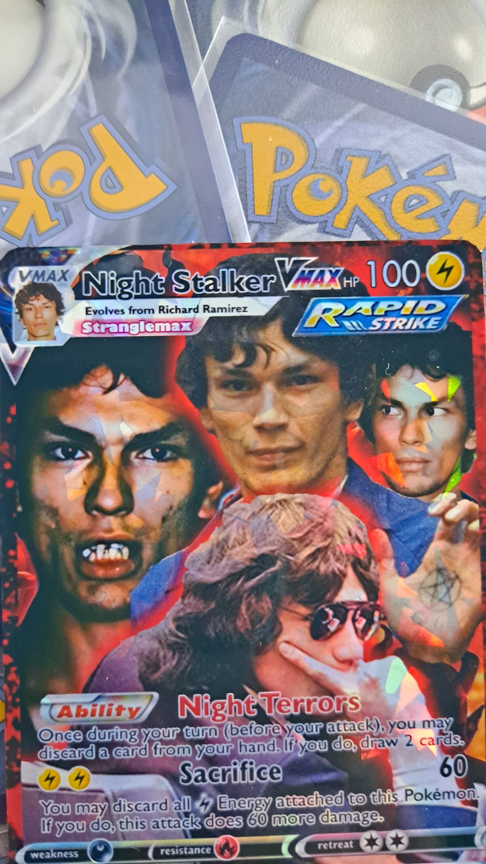 Night Stalker - Richard Ramirez Pokemon Card