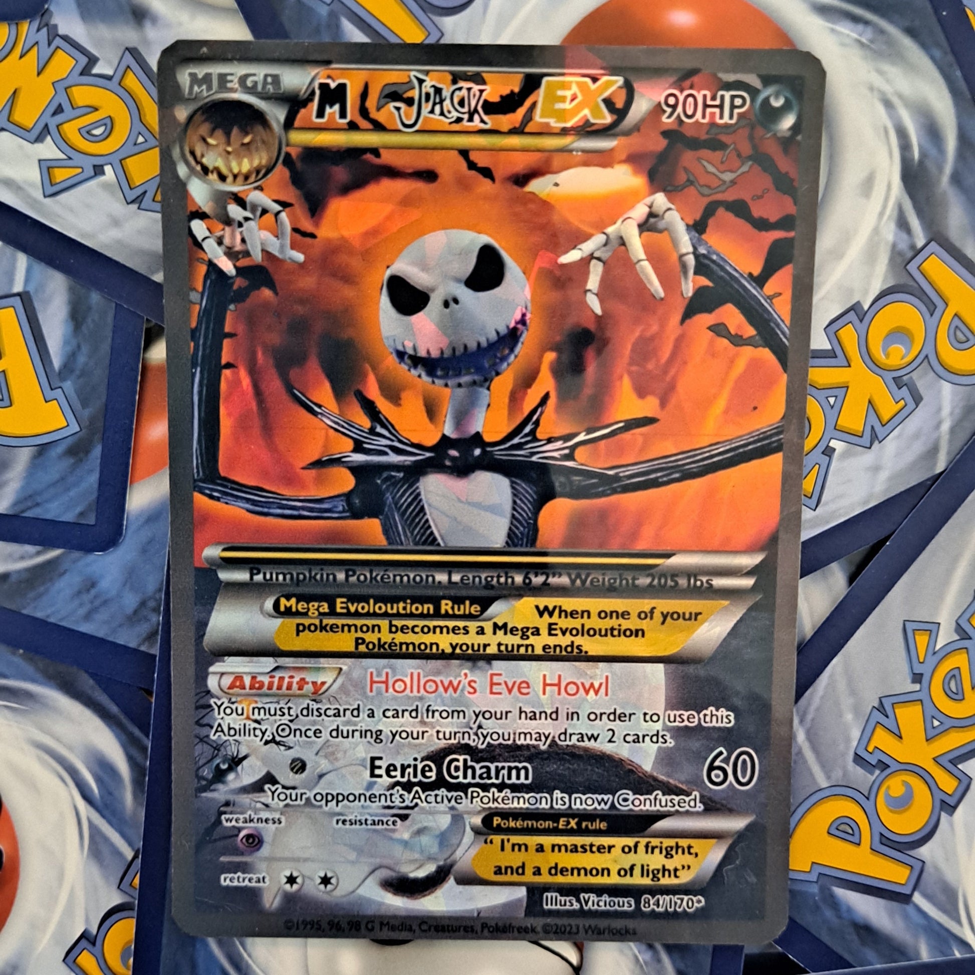 Nightmare Before Christmas - Jack Skellington Pokemon Card ViciousProxies Nightmare Before Christmas - Jack Skellington Pokemon Card ViciousProxies