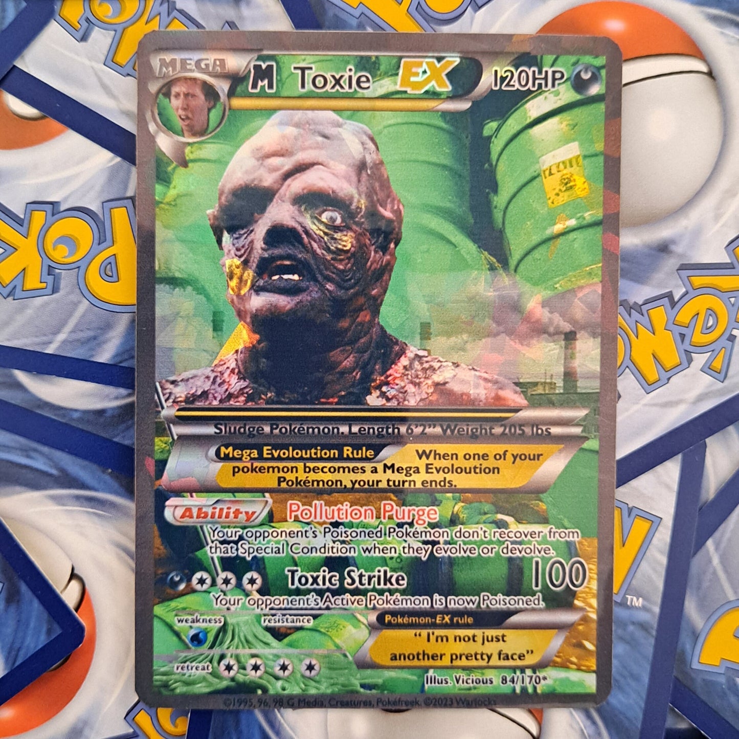 Toxic Avenger Pokemon Card